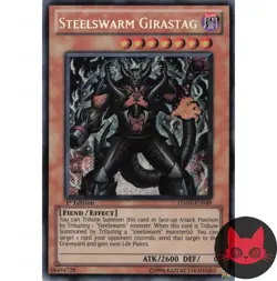 Yugioh Steelswarm Girastag HA05-EN049 Secret Rare 1st Edition NM - Image 1
