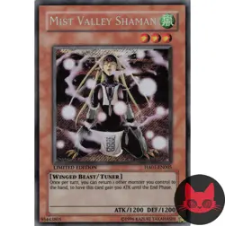 Yugioh Mist Valley Shaman HA01-EN005 Secret Rare Limited Edition MP - Image 1