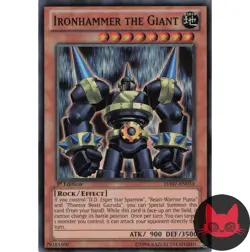 Yugioh Ironhammer the Giant HA07-EN034 Super Rare 1st Edition NM - Image 1