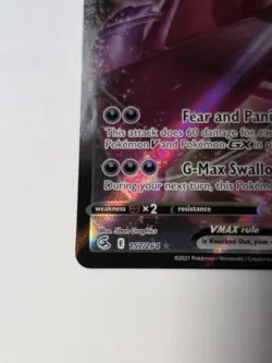 Pokemon Cards - Gengar VMAX 157/264 Fusion Strike Full Art - Rare Holo Near Mint - Image 3