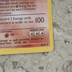 Charizard 4/102 25th celebrations Pokemon TCG Card MINT CONDITION - Image 4
