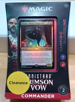 MTG Innistrad: Crimson Vow Commander Deck: Vampiric Bloodline New Sealed 630509995318 - Image 1