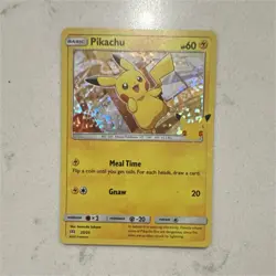 Pokemon Pikachu 25/25 McDonald's 25th Anniversary Holo Promo Stamped Card - Image 1