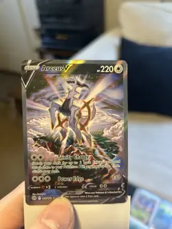 Pokemon Arceus V Full Art Ultra Rare Holo 166/172 Brilliant Stars TCG Card - Image 1