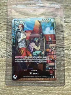 Shanks (2025 PSA Magazine Promo) OP09-001 One Piece Promotion Cards Foil - Image 1