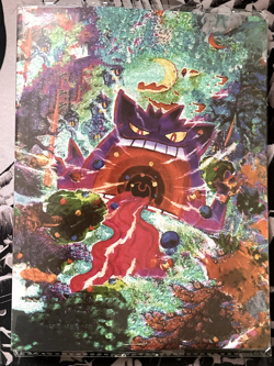 Pokemon TCG Fusion Strike Secret Rare Gengar Card Binder / 4 Pocket Portfolio - Image 1