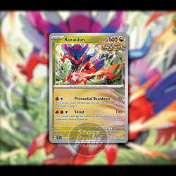 Pokemon Card Holo Rare Lot Koraidon 119 & Moraidon 121 Temporal Forces - Image 2