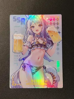 SSR-50 Mejiro McQueen Uma Musume Goddess Story TCG Holo Anime Card - Image 1