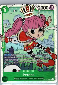 Perona OP12-034 SR English Legacy of the Master - One Piece Card - NM - Image 1