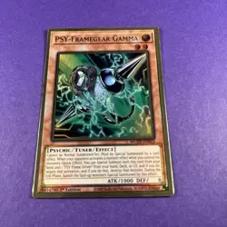 MGED-EN012 PSY-Framegear Gamma 1st Edition Premium Gold Rare Yugioh Card TCG - Image 1