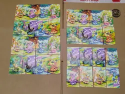36 Pokemon Prismatic Evolution Eevee Mini Tin Art Cards Bundle 3 Complete Sets - Image 5