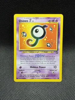 Pokemon Cards: Wizards Black Star Promo: Unown J 38 - Image 1