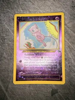 Southern Islands Mew 2001 Reverse Cosmos Holo Pokemon Card #1/18 TCG - Image 1