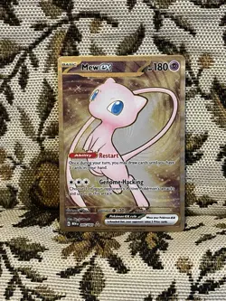 Mew ex 151 Ultimate Premium Collection Metal Card Double Rare 205/165 - Image 1