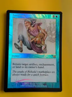 Hoodwink. Instant. Mercadian Masques FOIL MTG card. Old Vintage. - Image 1