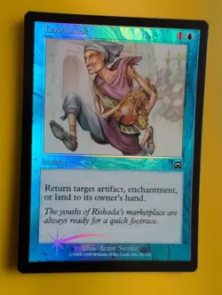 Hoodwink. Instant. Mercadian Masques FOIL MTG card. Old Vintage. - Image 2