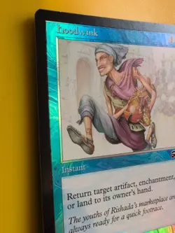Hoodwink. Instant. Mercadian Masques FOIL MTG card. Old Vintage. - Image 4