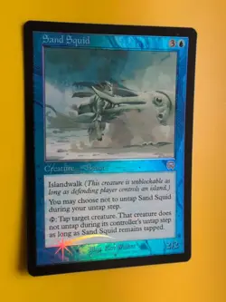 Sand Squid. Creature Beast. Mercadian Masques FOIL MTG card. Old Vintage. - Image 2
