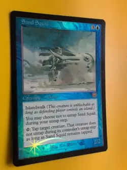 Sand Squid. Creature Beast. Mercadian Masques FOIL MTG card. Old Vintage. - Image 3