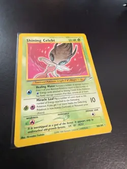 Pokemon TCG Shining Celebi Neo Destiny Holo Card 106/105 Unlimited Rare LP+ - Image 2