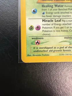 Pokemon TCG Shining Celebi Neo Destiny Holo Card 106/105 Unlimited Rare LP+ - Image 3