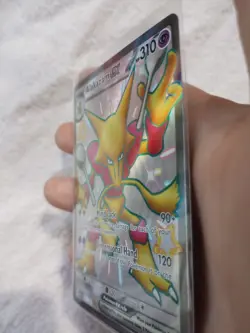 Pokemon Card Alakazam ex 215/091 Paldean Fates Illustration Full Art Holo Rare - Image 3