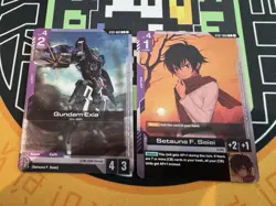 Gundam Card Game Setsuna F. Seiei And Gundam Exia Promos Starter Deck Set - Image 1