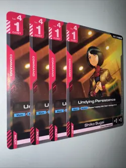 Gundam TCG GD02-109 Undying Persistence X4 Playset Card Game CCG English - Image 2