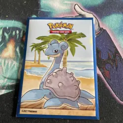 lapras vmax sv111/sv122 Gold Foil Rare Fan Card!! Matching Sleeve- - Image 2