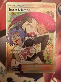 Pokemon TCG Jesse And James Full Art Trainer Card 68/68 Hidden Fates NM - Image 2
