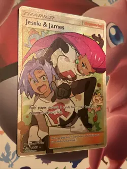 Pokemon TCG Jesse And James Full Art Trainer Card 68/68 Hidden Fates NM - Image 3