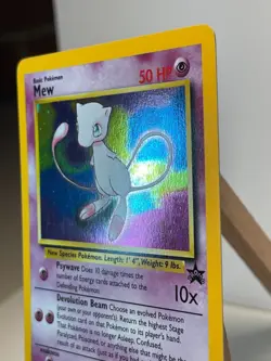 Mew #9 Black Star Holographic Foil Promo Pokemon Card - WotC TCG - Image 3