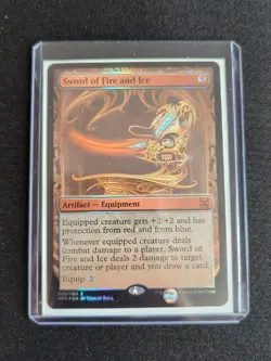 FOIL Sword of Fire and Ice Kaladesh Invention Masterpiece MTG Magic Cards - Image 1