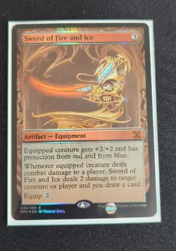 FOIL Sword of Fire and Ice Kaladesh Invention Masterpiece MTG Magic Cards - Image 2