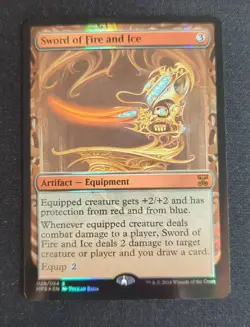 FOIL Sword of Fire and Ice Kaladesh Invention Masterpiece MTG Magic Cards - Image 4