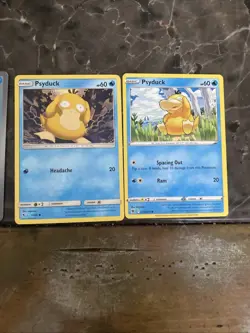 4 Psyduck Pokemon TCG Cards 1 Chinese 1 Japanese Pokeball 2 English - Image 4