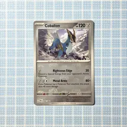 Pokemon TCG Cobalion (Master Ball Pattern) 066/086 Sv: Black Bolt Holo Card - Image 1