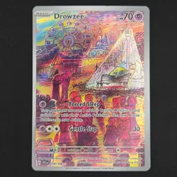 Pokemon TCG Card Drowzee 210/198 Scarlet & Violet Base Illustration Rare - LP - Image 1
