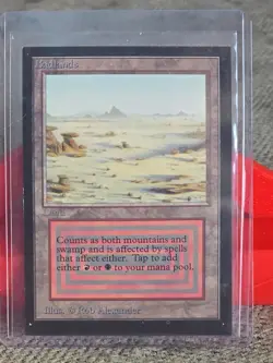 Badlands MTG 1993 Collectors Edition NM Never Played Magic The Gathering - Image 1