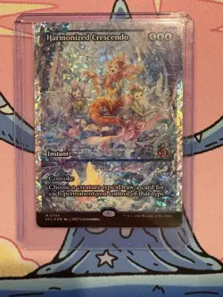 Harmonized Crescendo (0394) (Showcase) (Fracture Foil) Lorwyn Eclipsed Foil - Image 1