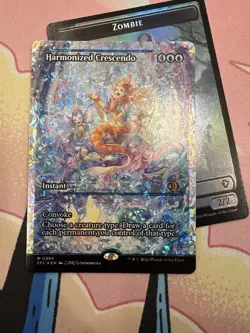 Harmonized Crescendo (0394) (Showcase) (Fracture Foil) Lorwyn Eclipsed Foil - Image 2