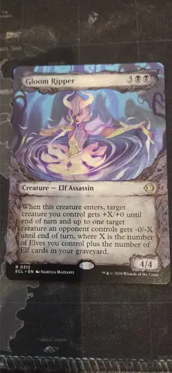 MTG Gloom Ripper Borderless Lorwyn - Image 1