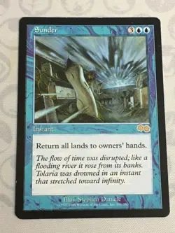 D1209 MAGIC GATHERING URZA'S SAGA SUNDER #101 LP R MTG - Image 1