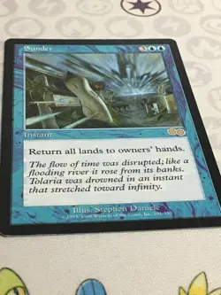 D1209 MAGIC GATHERING URZA'S SAGA SUNDER #101 LP R MTG - Image 2