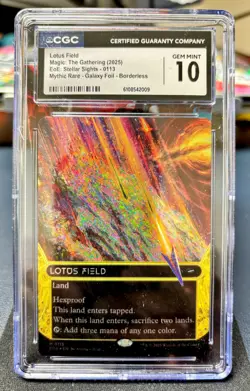 Magic The Gathering Edge Of Eternities EOE EOS #113 Lotus Field Galaxy Foil - Image 1