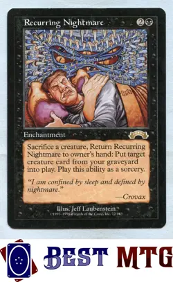 Magic The Gathering MTG Recurring Nightmare 72 #C Exodus - Image 1