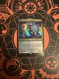 MTG Wilds of Eldraine Commander - Alela, Cunning Conqueror (Foil) - Image 1