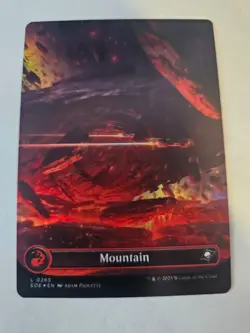 MTG - Mountain FOIL Borderless 265 - Edge of Eternities - Image 1