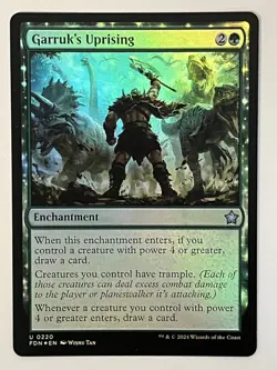 Garruk's Uprising Foundations Foil MTG NM - Image 1