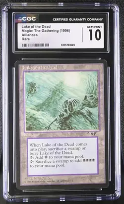 Lake of the Dead. Alliances Mtg. CGC 10 Gem Mint! - Image 1